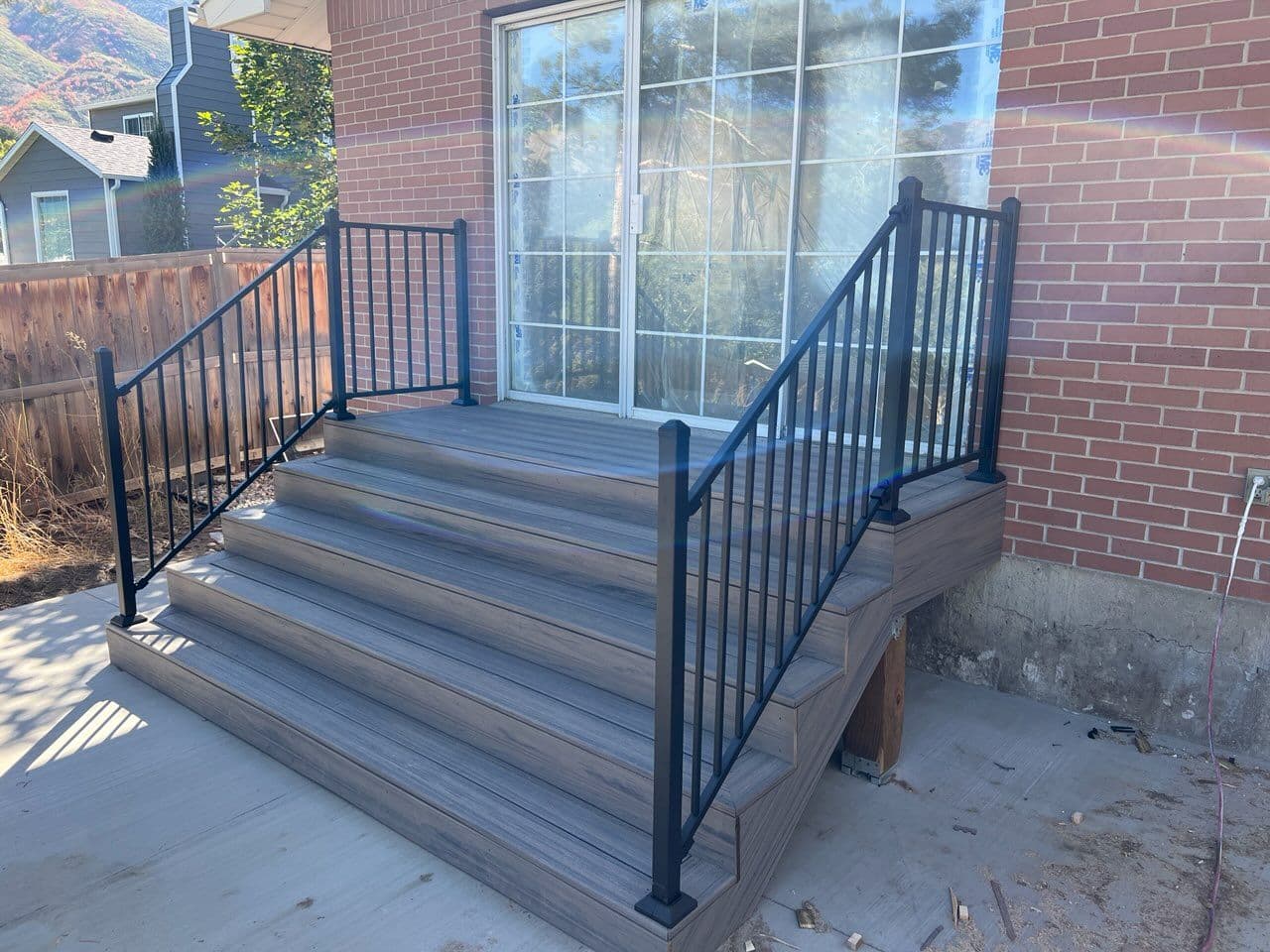 Beautiful TREX Deck Entryway Transform in Sandy UT image