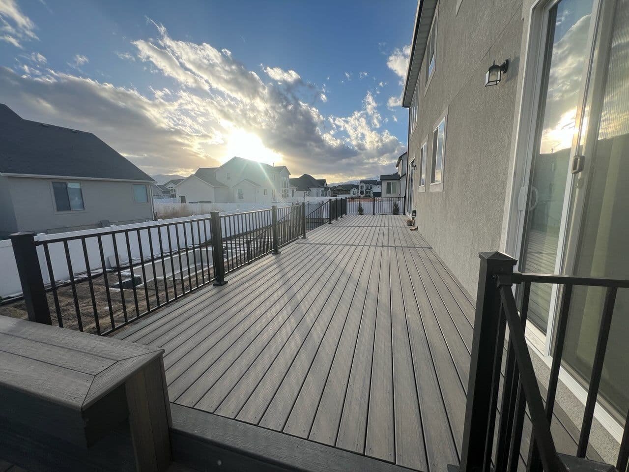 Project Deck Construction with Hot Tub Installation in Lehi, UT image