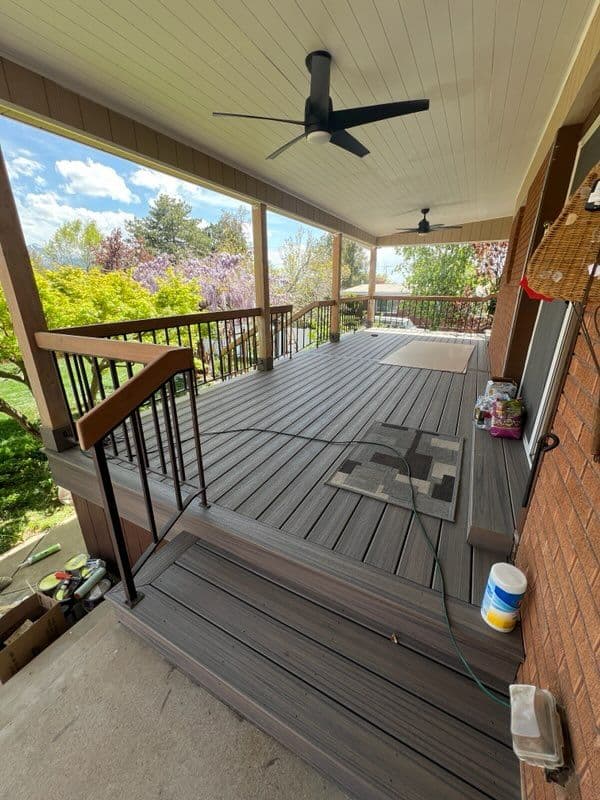 Stylish Composite Deck in Ogden for Relaxation image