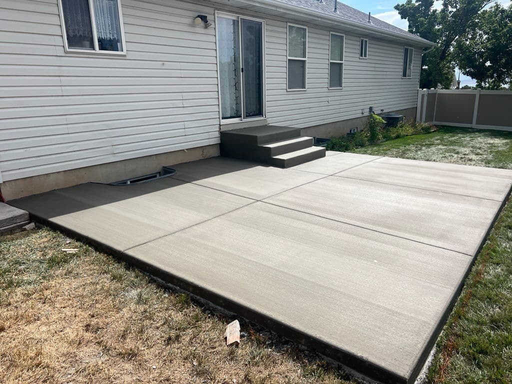 Gallery photos for Backyard Concrete Patio Transformation in Pleasant Grove: Image #1