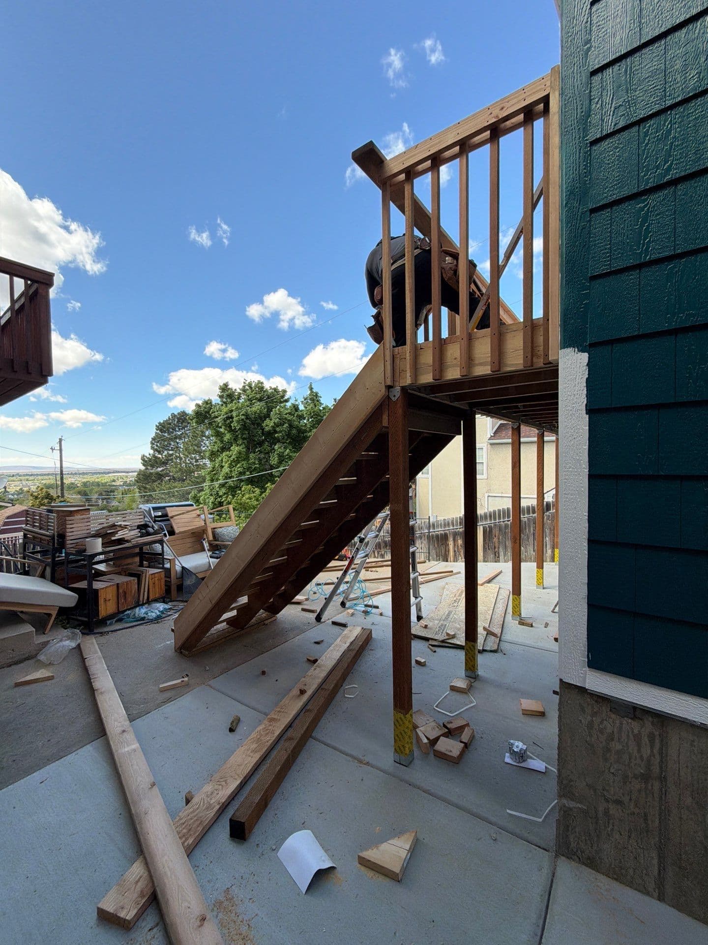 Decks project in Farmington, UT by Turnkey Building Solutions