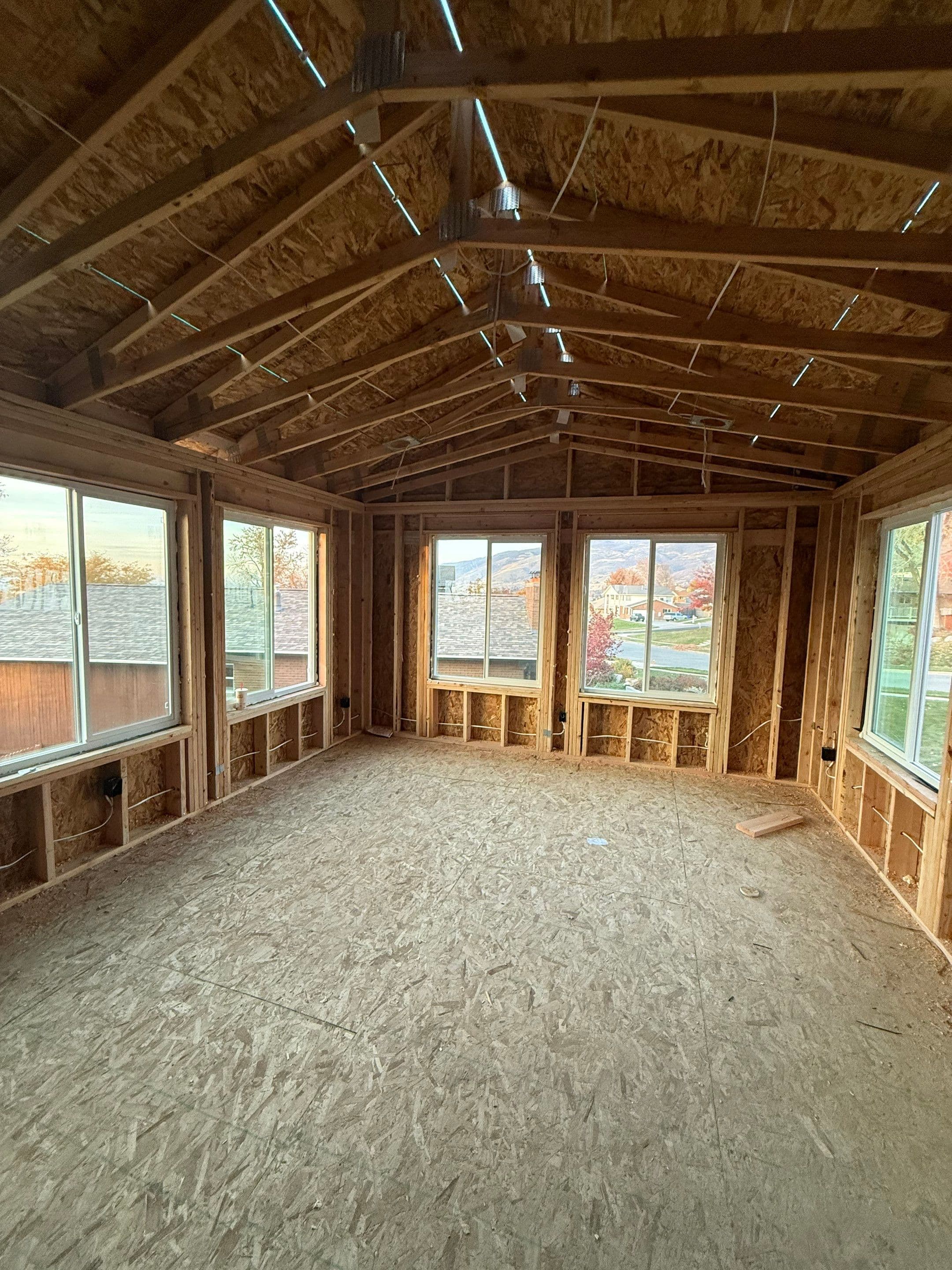 Sunrooms project in Bountiful, UT by Turnkey Building Solutions