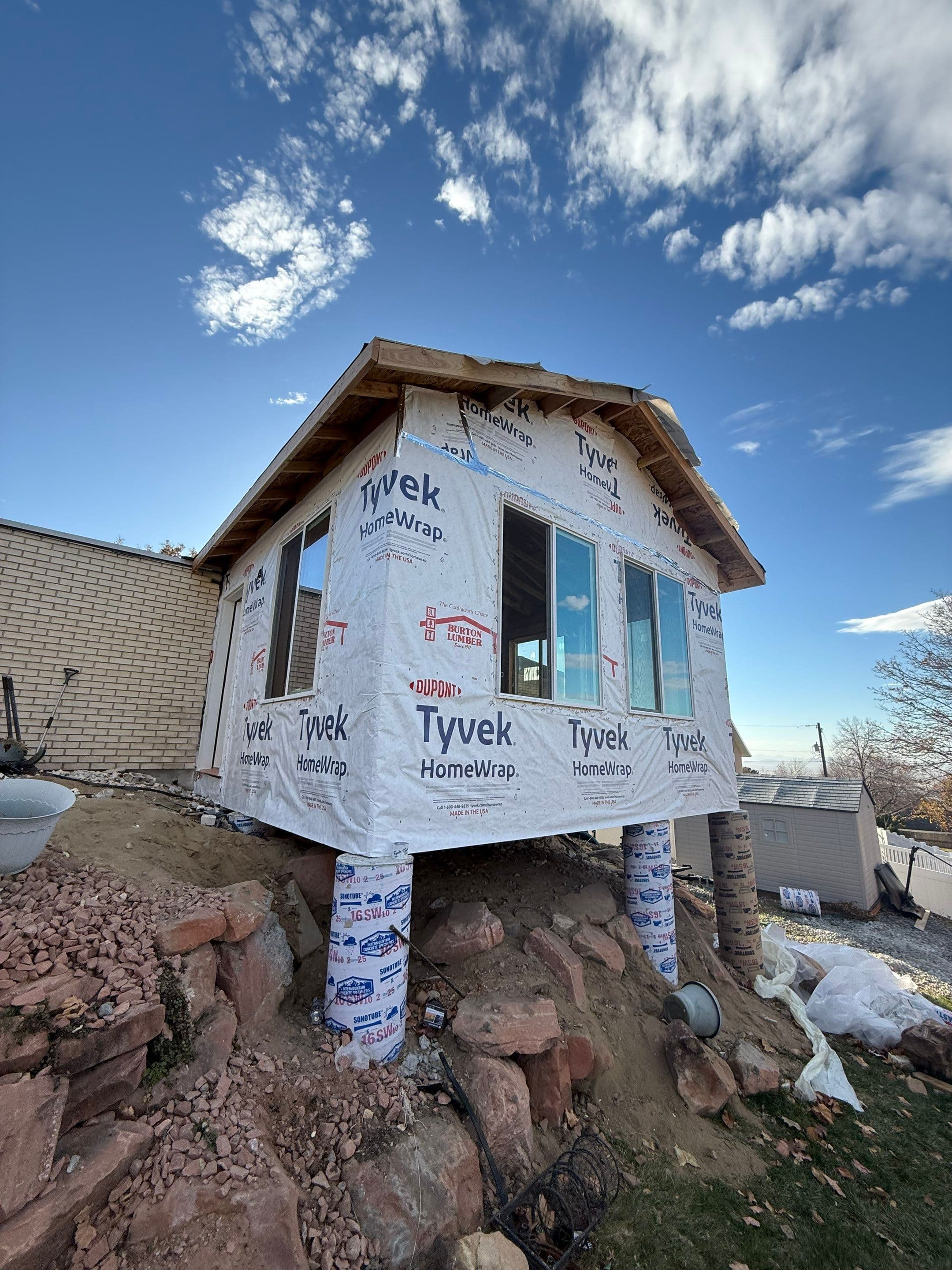 Sunrooms project in Bountiful, UT by Turnkey Building Solutions
