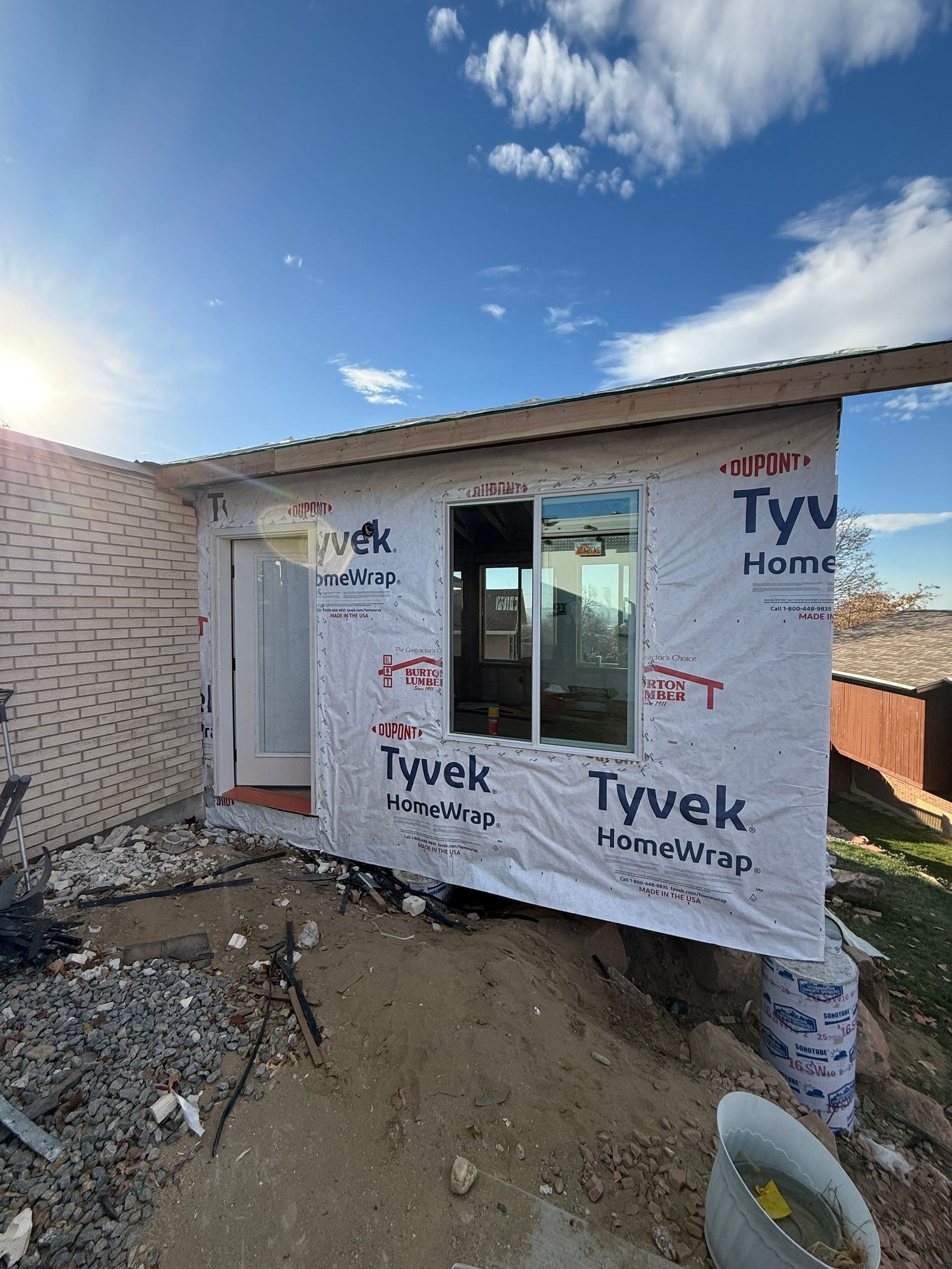 Sunrooms project in Bountiful, UT by Turnkey Building Solutions